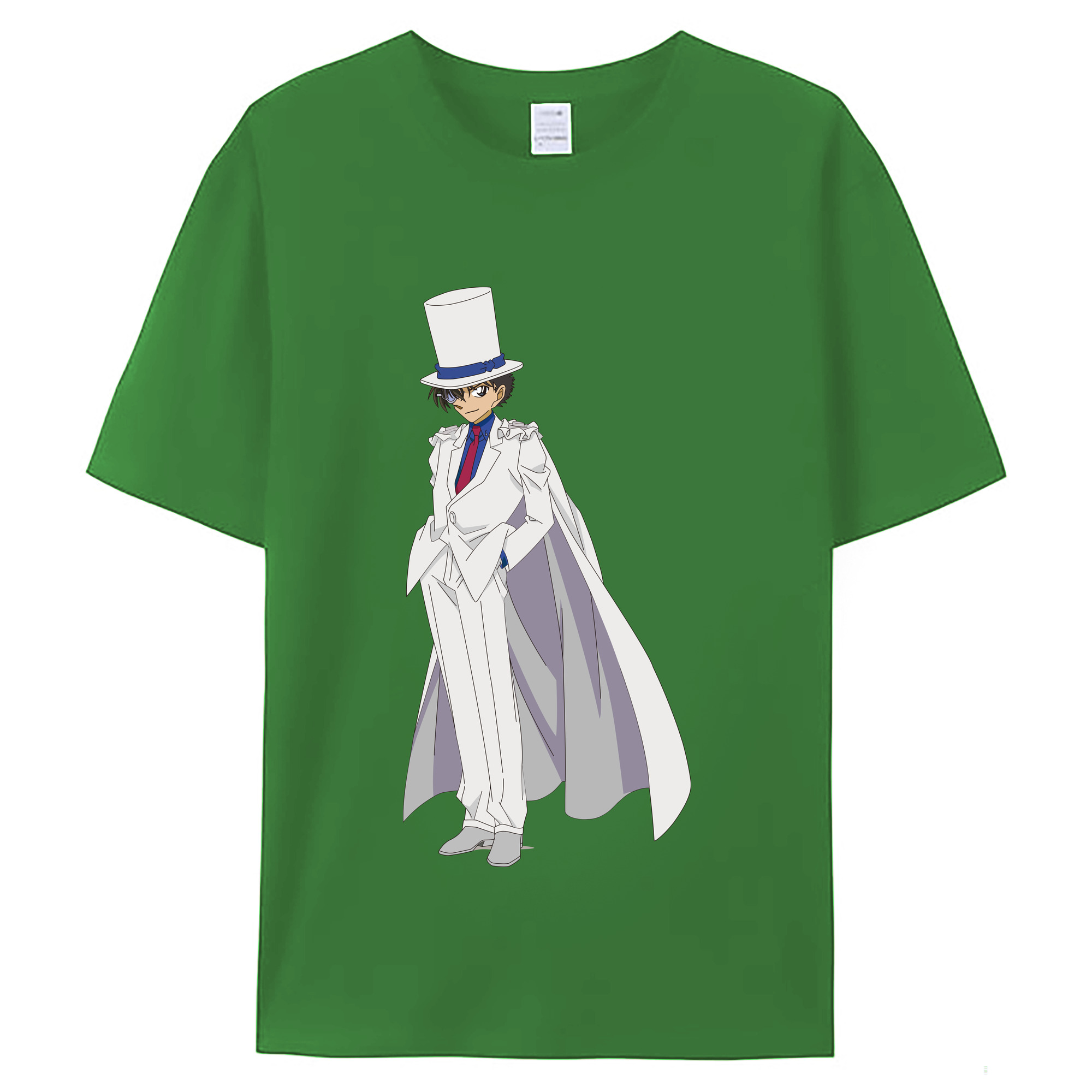 （画像用） 名探偵コナン くろば かいと Detective Conan Kuroba Kaito レディースカジュアルプリントTシャツ（綿100％）